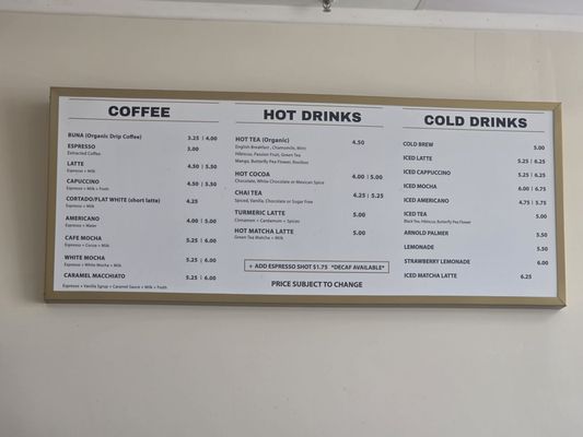 Menu photo 6 Buna Coffee House and Tea Inglewood, CA