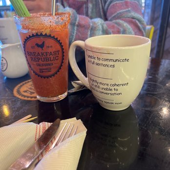 Breakfast Republic - Bloody Mary and Coffee - Breakfast & Brunch Near Me - San Diego, California Breakfast Republic - Bloody Mary and Coffee - Breakfast & Brunch Near Me - San Diego, California