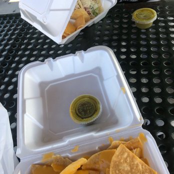 Taco Al Carbon - nachos in a styrofoam container - Mexican Near Me - Boynton Beach, Florida Taco Al Carbon - nachos in a styrofoam container - Mexican Near Me - Boynton Beach, Florida