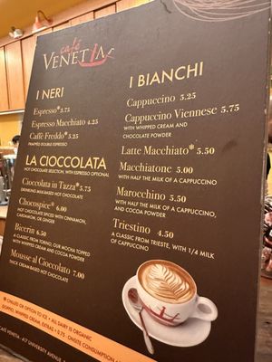 Menu photo 6 Cafe Venetia Palo Alto, CA
