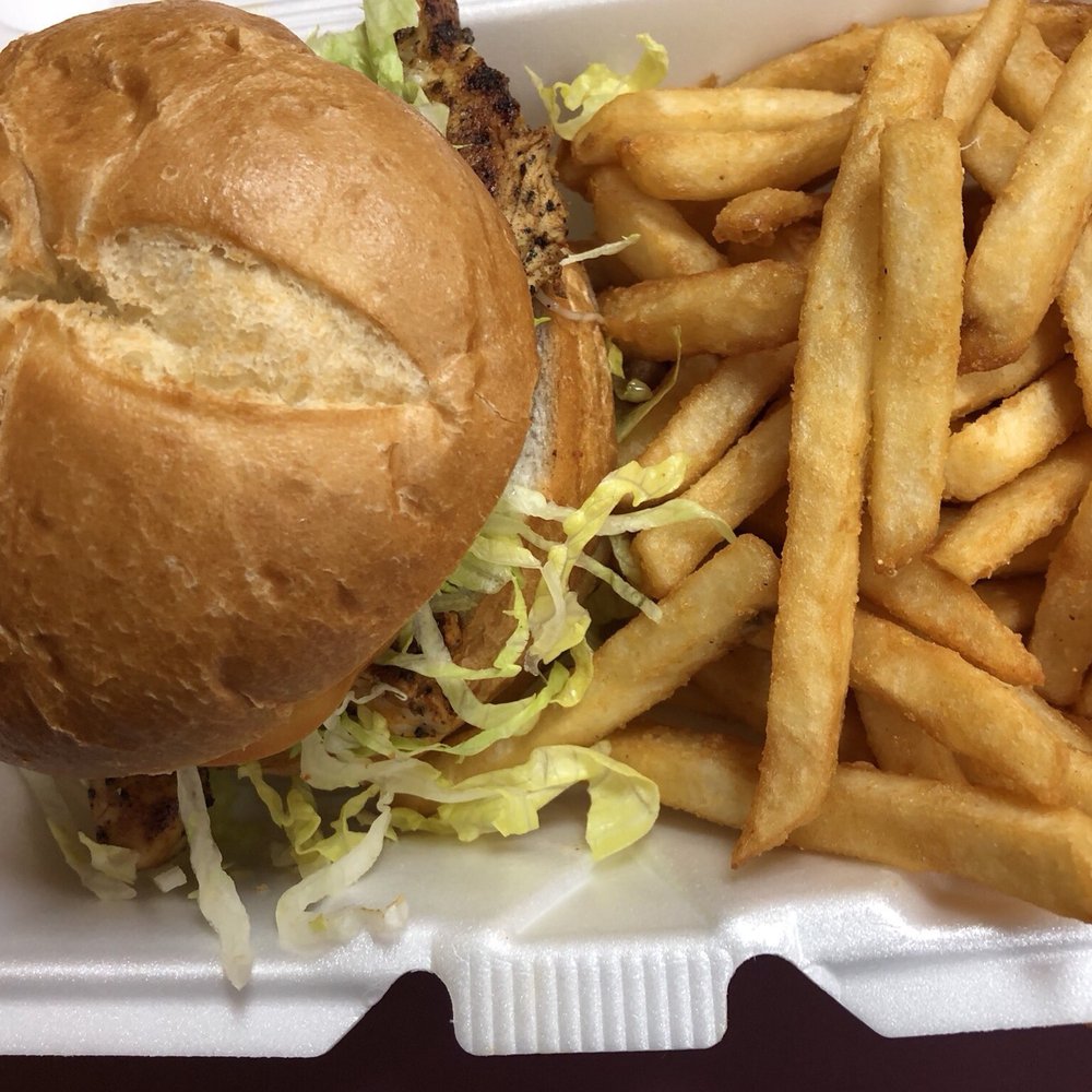 Brothers Pizza - Classic Burger with Grilled Chicken - Salad Near Me - Hudson, Massachusetts