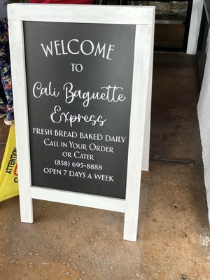 Menu photo 3 Cali Baguette Express San Diego, CA Menu photo 3 Cali Baguette Express San Diego, CA