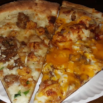 Dimo's Pizza - Breakfast n buffalo chicken pizza - Pizza Near Me - Chicago, Illinois