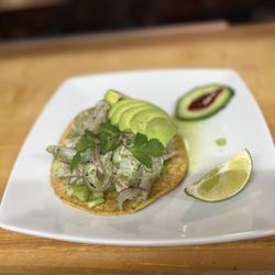El Michoacano Mexican Kitchen - Tostada agua chile fresaca y rica