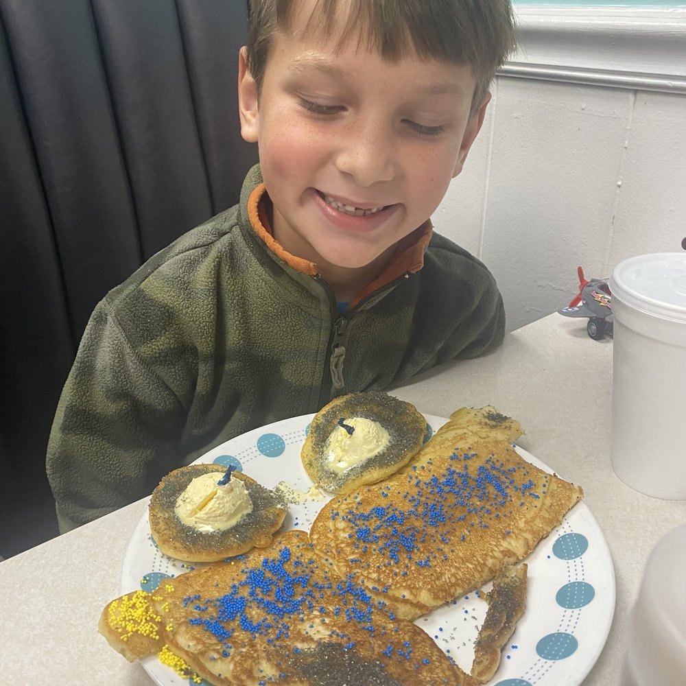 Monster truck pancake by special request from my son :-)