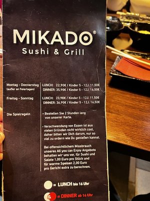 Menu photo 1 Mikado Koblenz, RP