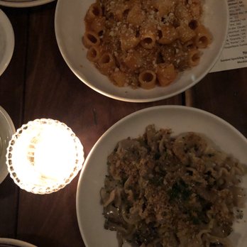 The Red Hen - Mezze Rigatoni, mafalde porcini crema pasta - Italian Near Me - Washington, DC, District of Columbia