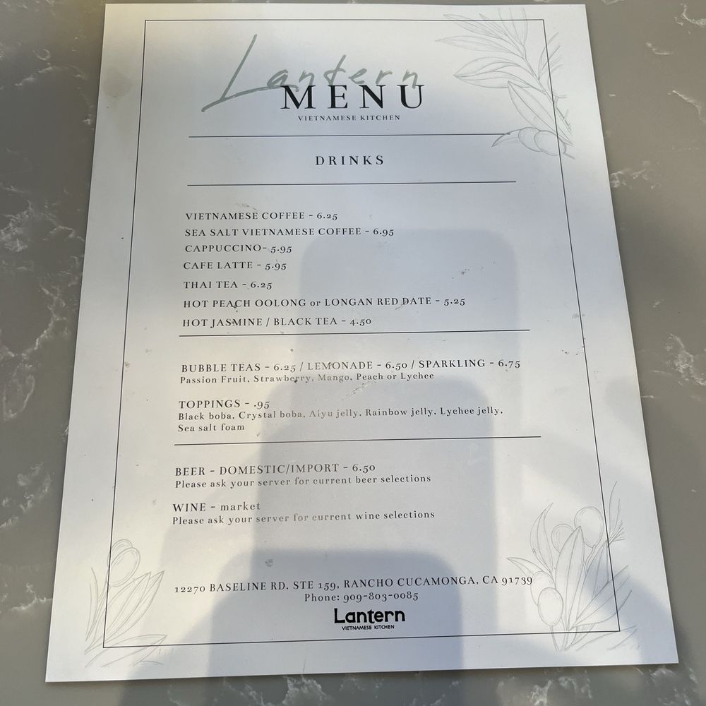 Lantern Vietnamese Kitchen - Breakfast & Brunch Near Me - Rancho Cucamonga, California