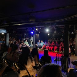 Improv Asylum - The stage before the show started