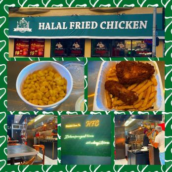 Halal Fried Chicken - Montage of images from Halal Fried Chicken - Halal Near Me - San Francisco, California Halal Fried Chicken - Montage of images from Halal Fried Chicken - Halal Near Me - San Francisco, California
