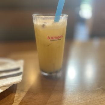 Kamado Grill Ramen & Bar - Mango milk tea - Japanese Near Me - Stockbridge, Georgia Kamado Grill Ramen & Bar - Mango milk tea - Japanese Near Me - Stockbridge, Georgia