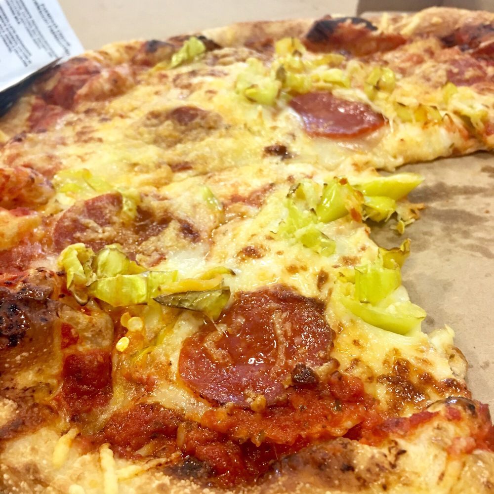 ClusterTruck - Pizza (pie) with pepperoni and banana peppers! - Food Delivery Services Near Me - Indianapolis, Indiana ClusterTruck - Pizza (pie) with pepperoni and banana peppers! - Food Delivery Services Near Me - Indianapolis, Indiana