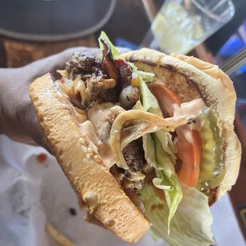 Lincoln Highway Tavern - Beef! Thats what for dinner tonight. They grind their own. - Sports Bars Near Me - Evanston, Wyoming