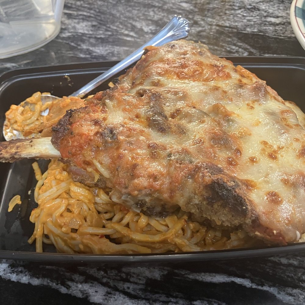 Veal Chop Parmesan, I got this meal to go...it was 2.5 meals - 06/2025 Veal Chop Parmesan, I got this meal to go...it was 2.5 meals - 06/2025