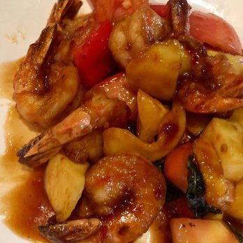 Banana Leaf - Mango prawns - Malaysian Near Me - Vancouver, British Columbia