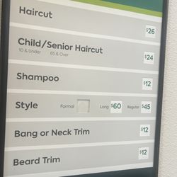 Great Clips - Prices inside