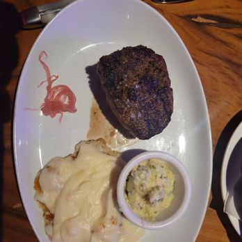 STK Steakhouse - Small filet with blue cheese butter and mashed potatoes - Steakhouses Near Me - Chicago, Illinois STK Steakhouse - Small filet with blue cheese butter and mashed potatoes - Steakhouses Near Me - Chicago, Illinois