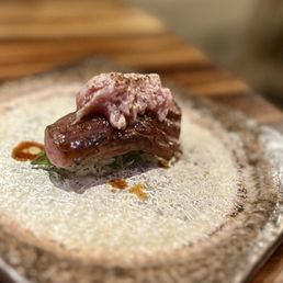 A5 Wagyu with Toro Tartare A5 Wagyu with Toro Tartare