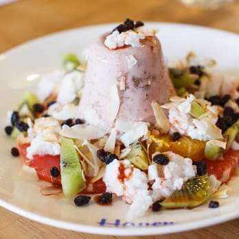 Haven Specialty Coffee - Roasted plum parfait with citrus fruits and coconut sago - Breakfast & Brunch Near Me - Surry Hills, NSW
