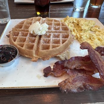 First Watch - We both got the tri-fecta with belgian waffel. - Cafes Near Me - Tucson, Arizona