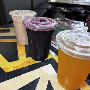 Dakar Street Food - Juice Bouye Bissap (Hibiscus) Passion Fruit Limonade - Senegalese Near Me - Houston, Texas