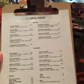 Cocina Peruvia - The menu at Cocina Peruvia - Peruvian Near Me - Taguig, NCR Cocina Peruvia - The menu at Cocina Peruvia - Peruvian Near Me - Taguig, NCR