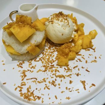 Mango Mango Dessert - Mango A11. Mango Coconut Sticky Rice w. Ice Cream - Desserts Near Me - Flushing, New York