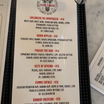 Double Standard - Menu - Bars Near Me - San Antonio, Texas
