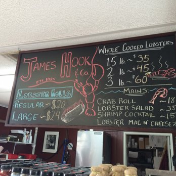 James Hook & Co - Menu - Seafood Near Me - Boston, Massachusetts