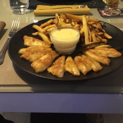 Patina - Perch with a lemon buerre blanc sauce and hand made fries