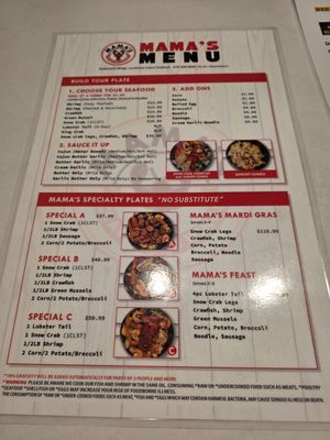 Menu photo 1 Mama's Crawfish N Wings Suwanee, GA