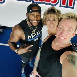 F45 Training Summerlin - Coach storm, friend Jenn and me