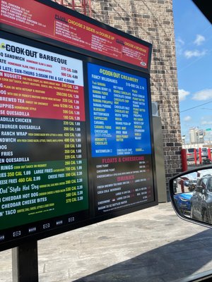 Menu photo 2 Cook Out Birmingham, AL