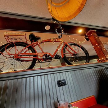 Red Drum Tap House - a bicycle on display - American Near Me - Nags Head, North Carolina Red Drum Tap House - a bicycle on display - American Near Me - Nags Head, North Carolina