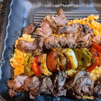 Texas Roadhouse - Steak Kabob over Seasoned Rice - Steakhouses Near Me - Pelham, Alabama