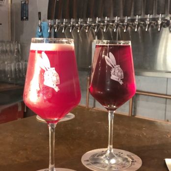 Reve Brewing - Two different sours - Breweries Near Me - Atlantic Beach, Florida
