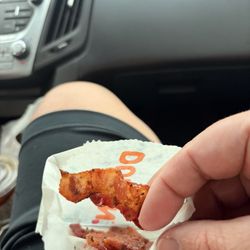 Dunkin' - 8 "strips" of bacon...