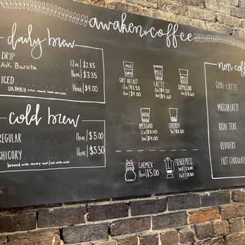 Awaken Coffee - Menu - Coffee & Tea Near Me - Knoxville, Tennessee Awaken Coffee - Menu - Coffee & Tea Near Me - Knoxville, Tennessee