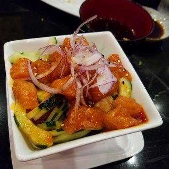 Awesome Sushi - Salmon poke salad. Yummy. - Japanese Near Me - Long Beach, California Awesome Sushi - Salmon poke salad. Yummy. - Japanese Near Me - Long Beach, California