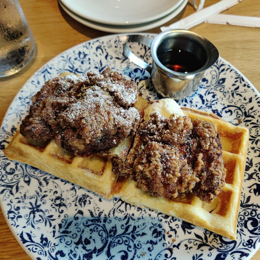 Tupelo Honey Southern Kitchen & Bar - Classic chicken and waffle - New American Near Me - Frisco, Texas Tupelo Honey Southern Kitchen & Bar - Classic chicken and waffle - New American Near Me - Frisco, Texas