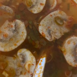 Love the hot and sour soup here! Love the hot and sour soup here!