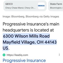 Progressive Auto Insurance - Progressive headquarters Please leave comments there also so word can be spread about this company