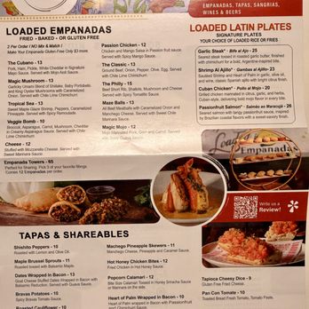 Loaded Empanadas - Menu - Tapas/Small Plates Near Me - Las Vegas, Nevada Loaded Empanadas - Menu - Tapas/Small Plates Near Me - Las Vegas, Nevada