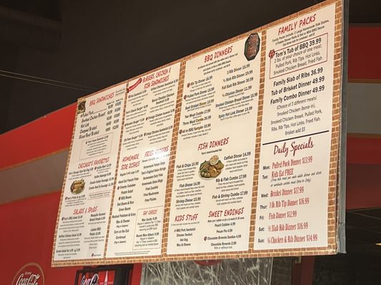 Menu photo 1 Tom's BBQ Chandler, AZ