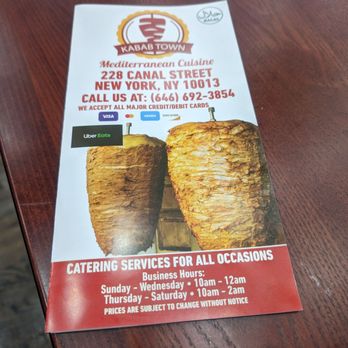 Kabab Town - Store Menu - Mediterranean Near Me - New York, New York Kabab Town - Store Menu - Mediterranean Near Me - New York, New York