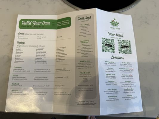Menu photo 1 Simply Salad Inglewood, CA