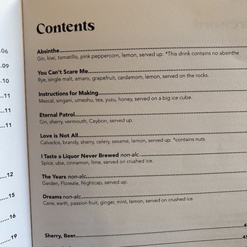 Trick Dog - New cocktail menu part 2 - Cocktail Bars Near Me - San Francisco, California Trick Dog - New cocktail menu part 2 - Cocktail Bars Near Me - San Francisco, California
