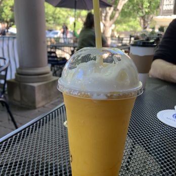 Pure Grain Bakery & Cafe - Mango smooth with whipped cream - Bakeries Near Me - Vacaville, California