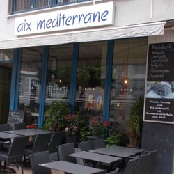 Aix Mediterrane - Blick auf die Terrasse am Vormittag