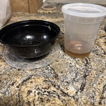 Pho Dakao - Soup was full to the line. Which meant that not all of it went into the to go bowl that's meant to be XL.... - Vietnamese Near Me - Fountain Valley, California